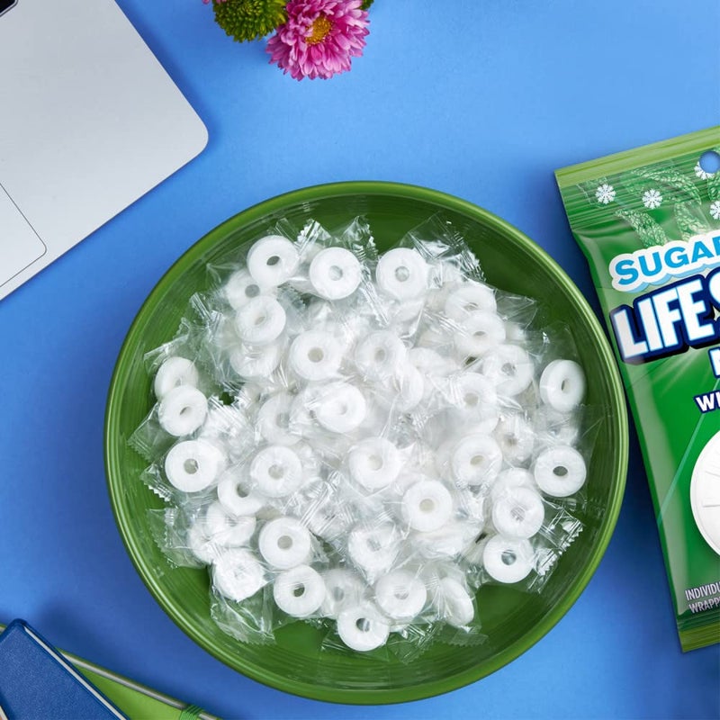Life Savers Lifesavers Sugar Free Wint O Green Mints Hard Candy (Pack of 4) 2.75 oz Bags - Image 5